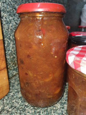 Large Jar Of Chutney